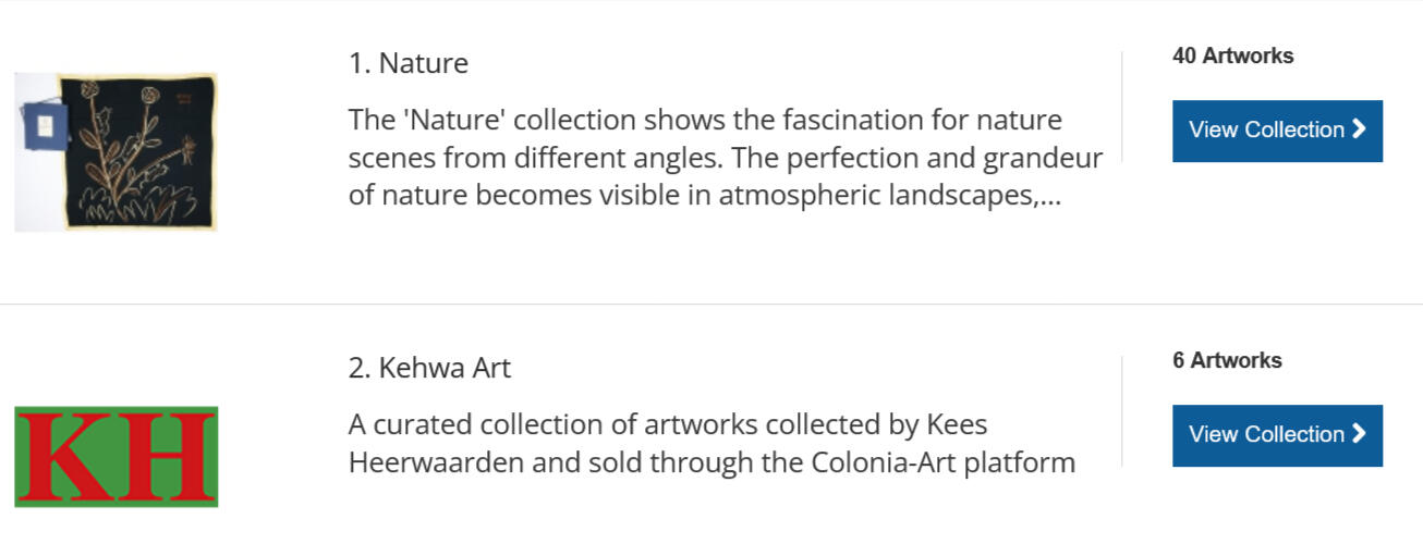 Curated Art Collections